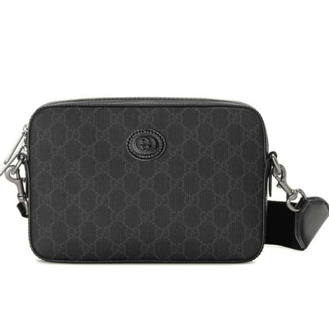 GUCCI SHOULDER BAG WITH INTERLOCKING&G 703468 (24.5*16*4.5cm) GUCCI SHOULDER BAG WITH INTERLOCKING&G 703468 (24.5*16*4.5cm)